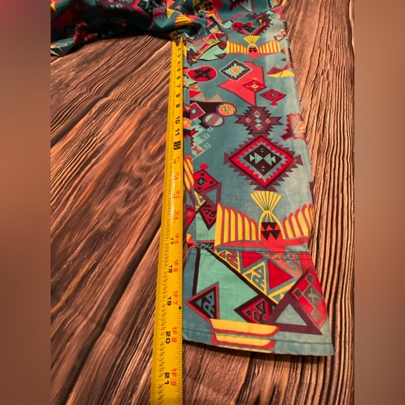 Brush popper Vintage Aztec Southwestern Tribal Western Men’s Women’s Button Up - Picture 11 of 13